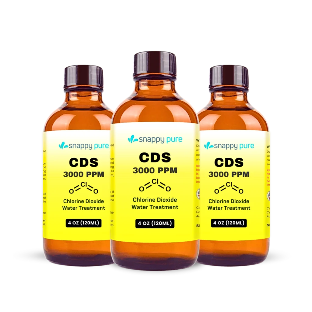 CDS Solution (Chlorine Dioxide ) 3 Pack x 4oz