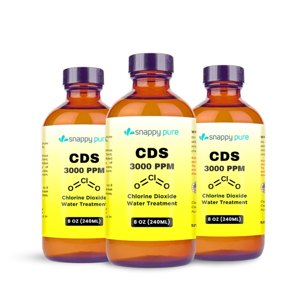 CDS Solution (Chlorine Dioxide) 3 Pack x 8oz