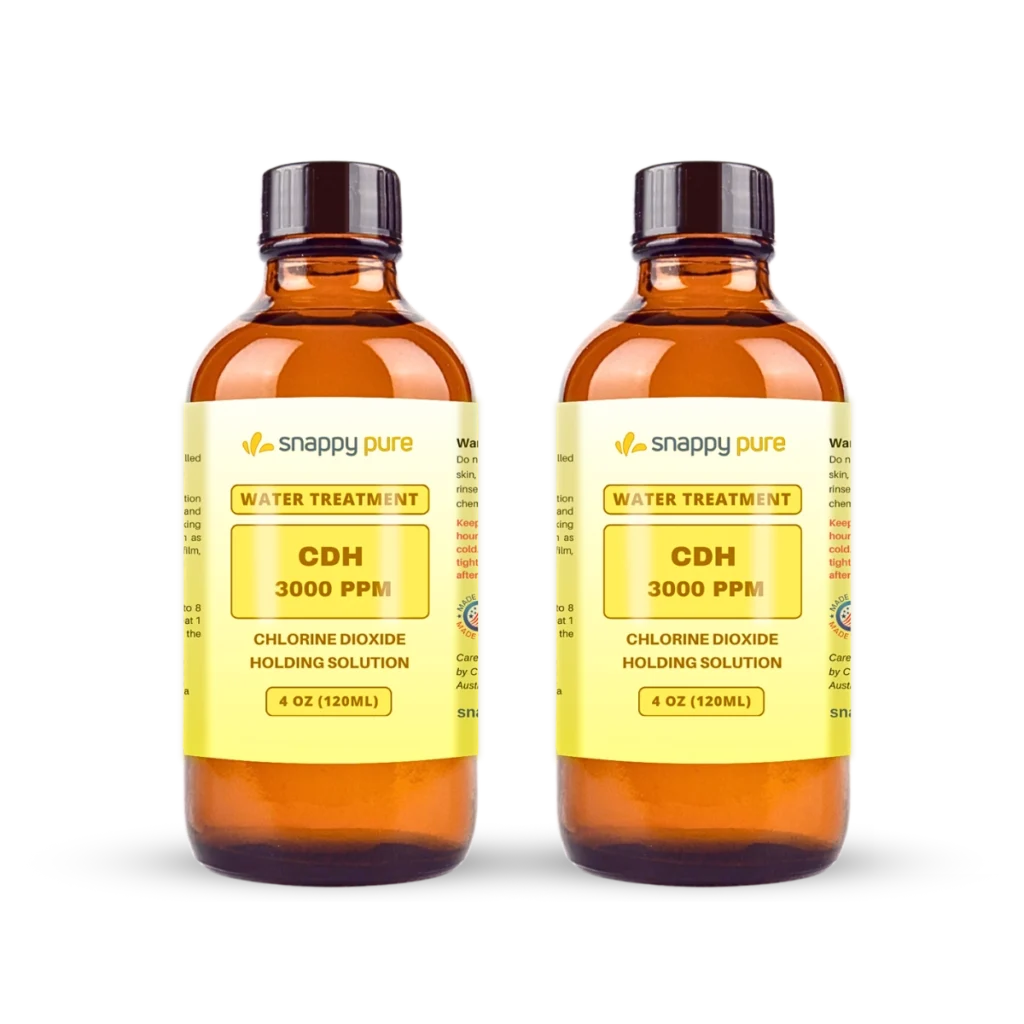 2 Pack Chlorine Dioxide Holding Solution 3000 PPM (4 oz)